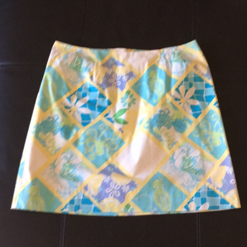 Lilly Pulitzer Octopus Crab Sealife skirt Sz 4